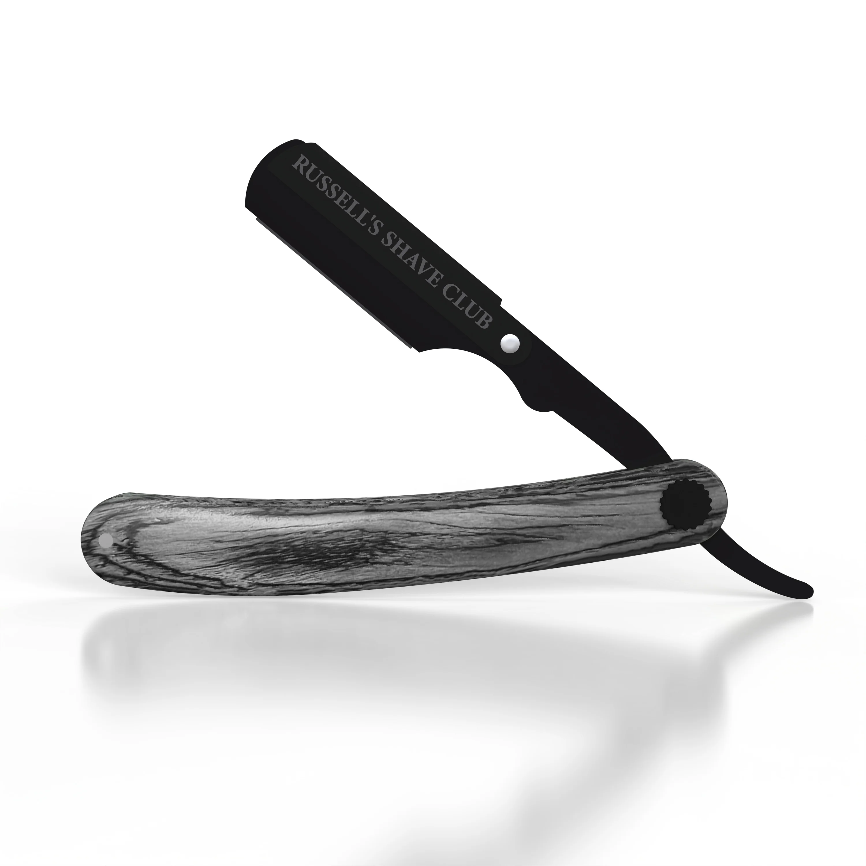 Black Wooden Cut-Throat Razor - Image 3