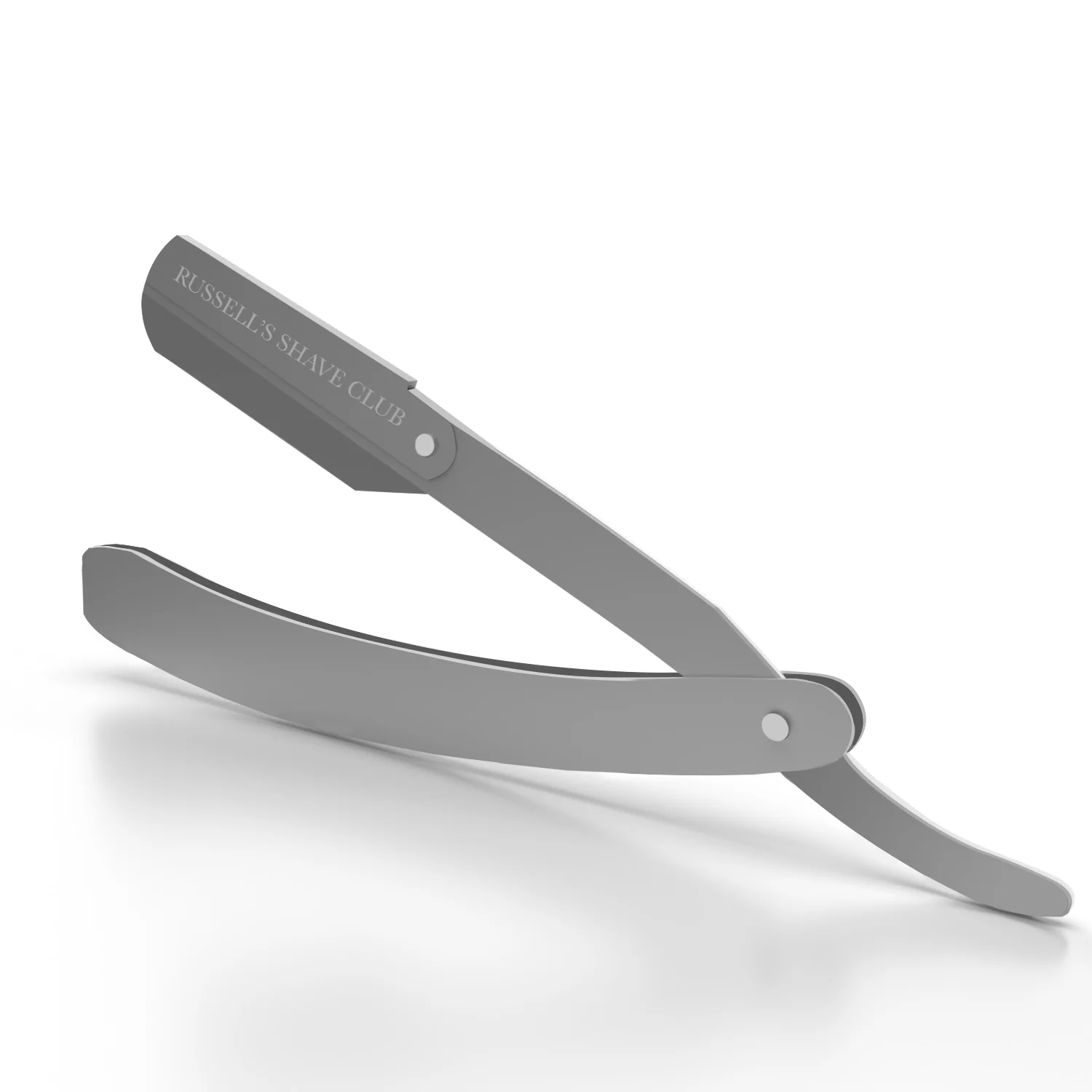Matt Silver Cut-Throat Razor - Image 3
