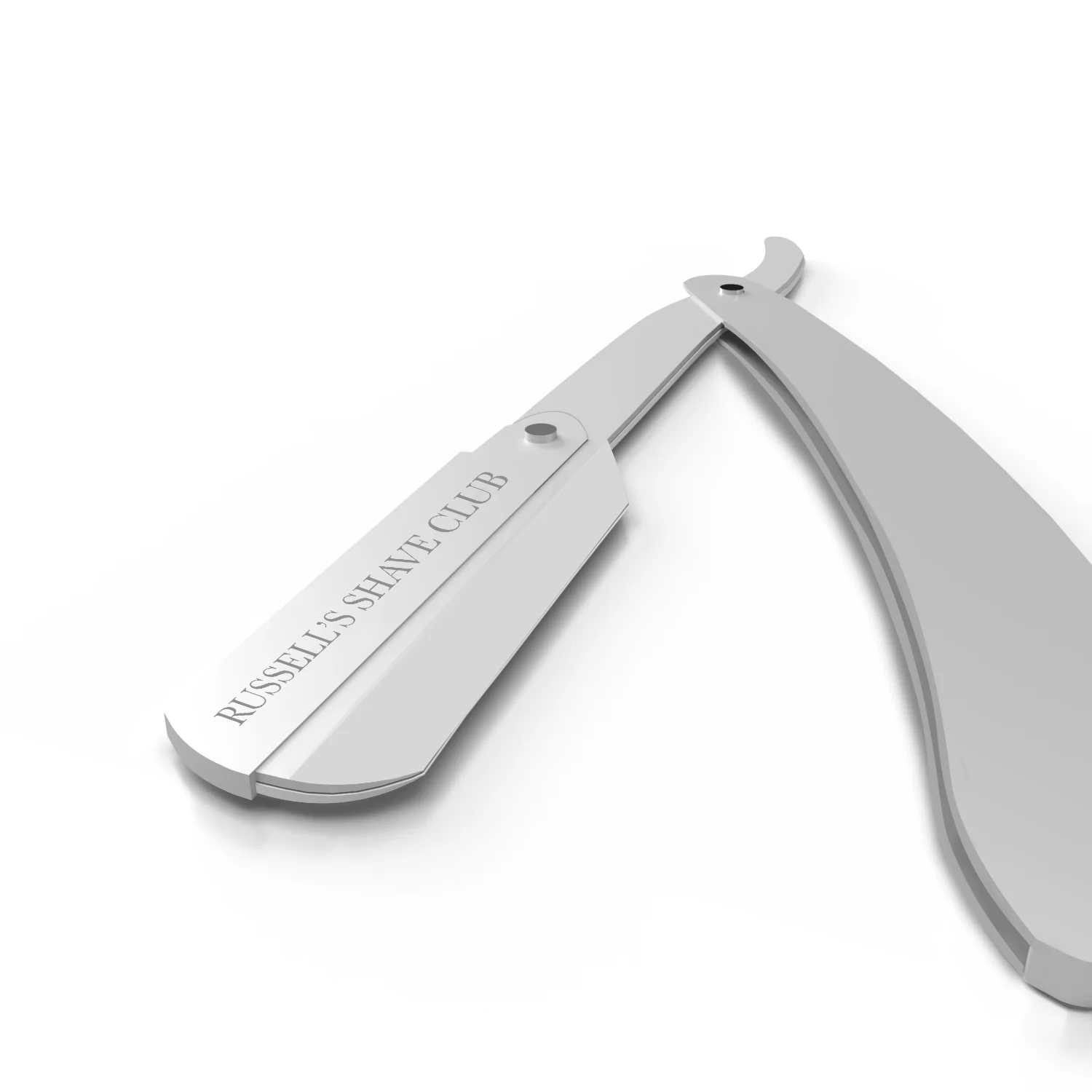 Matt Silver Cut-Throat Razor - Image 4